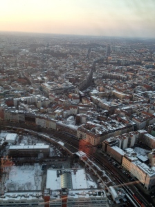 View from top of TV tower